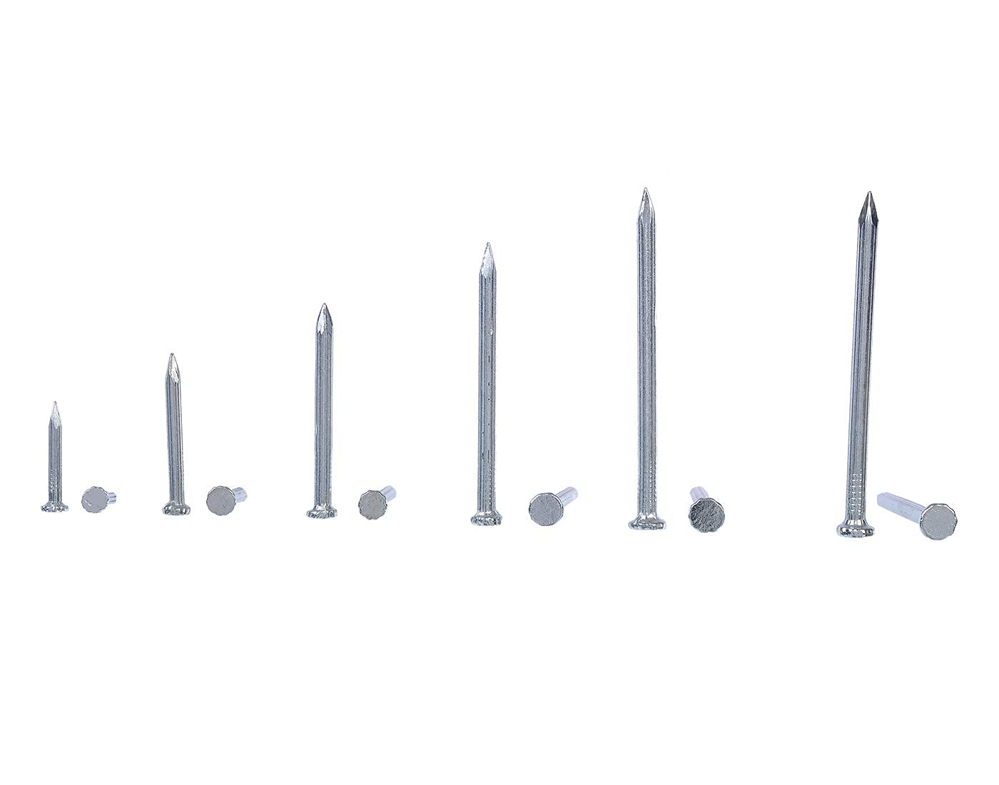 SDTAssorted Concrete Nails of 5 Different Sizes ;290 PCS Amazon.in