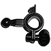 EKIND Universal Replacement Cradle and Removable Bicycle and Motorcycle Mount 17mm Swivel Ball GPS Holder Compatible for Garmin GPS Nuvi (Black)