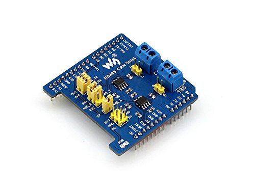 Waveshare RS485 CAN Shield Enable RS485/CAN Communication Functions for STM32 NUCLEO/XNUCLEO Development Board Compatible Arduino UNO, Leonardo 3.3V