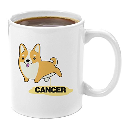 Cute Puppy Bad Cancer | Premium 11oz Coffee Mug Gift – Perfect for Cancer Patient Gifts, Lung Breast Cancer Survivors, Heal Healing Laughter Medicine, Colon Cancer Remission Gifts Funny Happy Recovery
