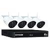 Night Owl Camera System 4 Channel 1080p Wireless Smart Security Hub, White (WNVR201-44P-B)