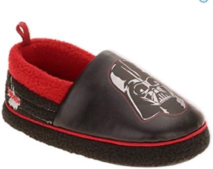 Star Wars Toddler Boys Darth Vader Slippers Loafer Style House Shoes