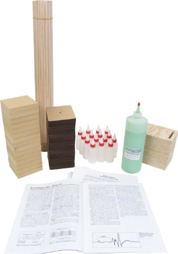 Pitsco Basswood EQs Earthquake Towers Pack (For 30 Students)