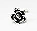 1 Piece 20g (0.8mm) 925 Sterling Silver Nose Stud Nose Ring L Shape Tiny Rose 1/5