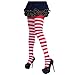 3 Pairs Striped Tights Full Footed Striped Socks Thigh High Stockings for Women Christmas Cosplay(style-1)