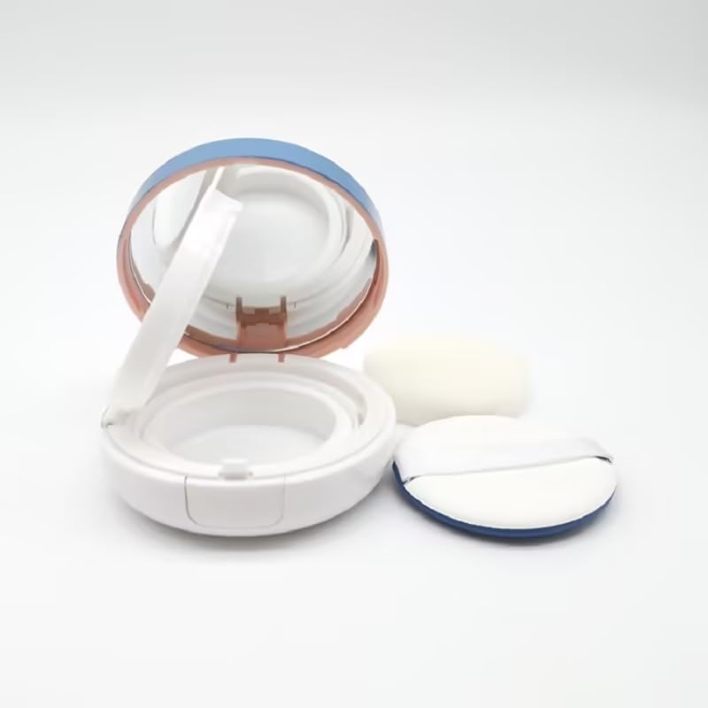 Photo 1 of 15g Gradient Color Empty Air Cushion Puff Case Container Liquid Foundation Compact Container BB CC Cream Box Makeup Cosmetic Cream Case with Powder Puff, Makeup Tools