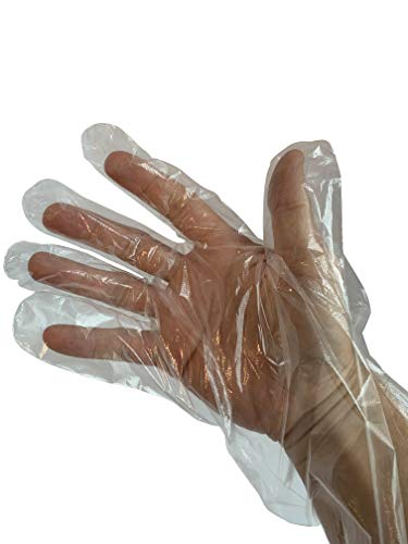 image for KingSeal Poly Elbow Length Disposable Gloves, 21 inches from Fingertip