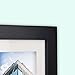 Tiny Mighty Frames - Wood Square Instagram Photo Frame, 6x6 (5.5x5.5 Window), 4x4 Mat (3.75x3.75 Window), Hanging (1, Black)