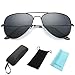 YuFalling Polarized Aviator Sunglasses for Men and Women