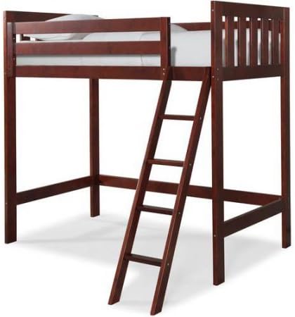 Elegant and Fashion Safety Canwood Lakecrest Loft Twin Bed, Cherry