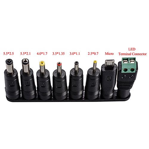 Upgraded-Version-SoulBay-30W-Universal-ACDC-Adapter-Switching-Power-Supply-with-8-Selectable-Adapter-Tips-Micro-USB-Plug-for-3V-to-12V-Household-Electronics-and-LED-Strip-2000mA-Max