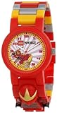 LEGO Kids' 9006807 Ninjago Kai ZX Plastic Figurine Watch with Link Bracelet