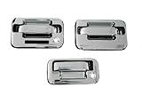 Ford F150 Chrome Door Handles Tailgate Covers 2004-2010 driver side with keypad, pass. side without keyhole