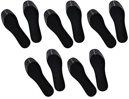 5 Pairs of Wetness and Odor Absorbing Activated Charcoal Shoe Insoles to Naturally Kill Off Smelly Cause by Emerge Therapeutics TM