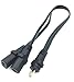 Limoss 2 Pin Splitter Lead 18 Inch Y Power Cable 2 Motors to 1 Power Supply for Electric Recliner Lift Chair Offered by ProFurnitureParts