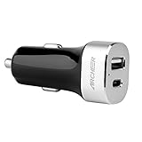 USB C Car Charger, Archeer 5.4A Dual USB Car Charger, Portable Travel Charger with USB Type-C and Standard USB A Outputs for LG G5, Nexus 5X, Nexus 6P, Lumia 950XL