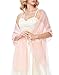 Soft Chiffon Bridal Evening Long Scarves in Solid for Women Light Pink KK229