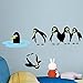 Let'S Diy Penguin Diving Wall Sticker Decals Home Decoration Decor For Kids Room