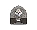 New Era NFL Pittsburgh Steelers 2016 Draft 39Thirty Stretch Fit Cap, Heather Gray/Black, Medium/Large
