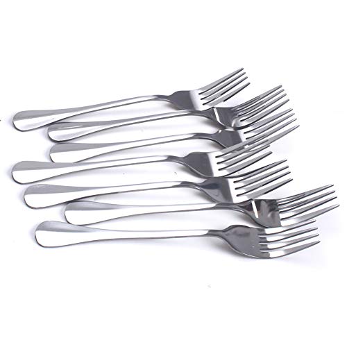 image for Z ZICOME Set of 12 Stainless Steel Forks, Heavy Duty Restaurant-grade 