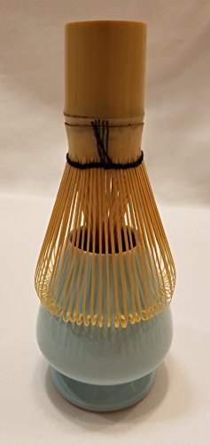Matcha Whisk Holder For Classic Bamboo Chasen Ultimate Japanese Tea Accessory Light Blue