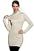 ACEVOG Women's Turtleneck Long Sleeve Tunic Knit Tops Sweater Pullovers