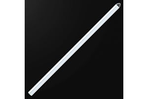 jvmusaber Lightsaber Basic PC Blades Outer Diameter 7/8 in, Length 30.7 in (Black)