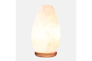 Himalayan Glow Natural White Salt Lamp, Crystal Salt Lamp Night Light, 6-8 LBS
