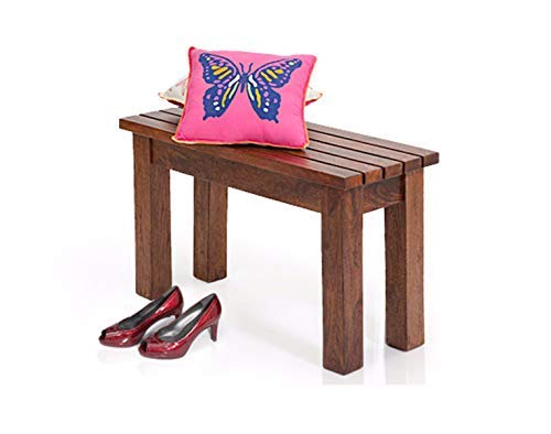 Nisha Furniture Sheesham Wood Bench for Living Room | Hallway Furniture | 2 Seater Dining
