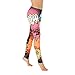 Alexandra Collection Womens Pop Art Printed Athletic Workout Leggings