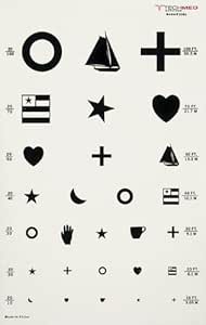 amazoncom illuminated eye chart kindergarten 20