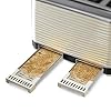 Russell Hobbs 24384 Cream Inspire 4 Slice Toaster, Wide Slot with Lift and Look Feature, High Gloss Chrome Accents, 1800…