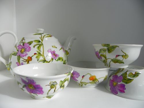 Botanical Wildflowers-porcelain Teaset