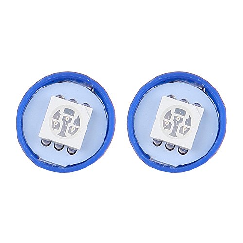 cciyu 10X 1895 BA9S LED Light Dash Instrument Panel Cluster Ash Tray Light Bulbs 1815 1816 182 1889 1891 1892 Replacement fit for Instrument panel Glove box License plate Boat cabin lamp Blue (blue)