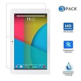 IVSO Dragon Touch M10X 10.1 Screen Protector Premium Crystal HD Clear Scratch Resistant -3 Pack for Dragon Touch M10X 10.1 Tablet