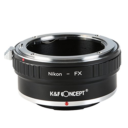 K&F CONCEPT Bague Adaptation Objectif Nikon-FX Adaptateur de Monture pour Monter Objectif Nikon à Caméra Fujifilm FX en Métal - Image 2