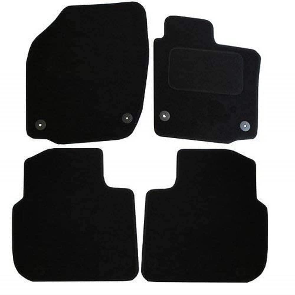 JVL Skoda Rapid 2012+ Fully Tailored 4 Piece Car Mat Set with 4 Clips