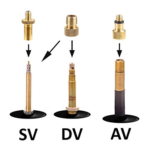 15Pcs Bicycle Valve Adapter, Road Bike Pump Accessories Cycling Tire Tools, Bike Accessories