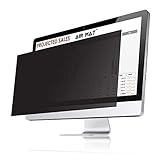 Computer Privacy Screen Filter for 23 inch Widescreen Display Monitors by AirMat. Anti Glare Protector Film for Data Confidentiality. (23
