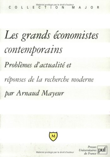 Les  grands économistes contemporains