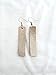 Rose Gold Earrings/Metallic Leather Earrings/FREE SHIPPING/Joanna Gaines/Lightweight/Minimal/Simple Bar/Medium / 2