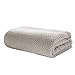 Simple&Opulence Flannel Fleece Velvet Plush Throw Blanket, 50x60 Inch, Lightweight, Ultra Soft for Bed/Couch/Sofa-Beige