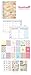 Paper House Productions SET0014 Kawaii Planner and Accessory Bundle includes 18 Month Undated Planner Stickers, Washi Tape, Planner Clips