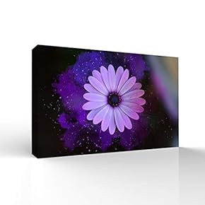 Canvas Wall Art Beautiful Flowers Pictures Home Wall Decorations for Bedroom Living Room Paintings Canvas Prints Framed - 12x18 inches