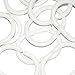 Chic D Home Decorations Contemporary X-Ray Flowers Shower Curtain, Floral, Lavender,72 x 72 Inch Long