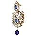 Extensive kundan with touch of Faux and polki India earring PCEAZ006BL