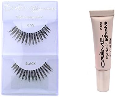24 Pairs Crème 100% Human Hair Natural False Eyelash Extensions #99