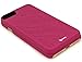 Bastex iPhone 7 Case, Hot Pink Hidden Back Mirror Wallet Case with Stand Feature and Card Holder for Apple iPhone 7