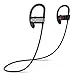 Picun H9 Bluetooth Headphones with Microphone, Wireless Sport Earbuds with Mic, Splashproof & Sweatproof, Stereo Music Earphones, Handfree Headset for Gym/Working Out/Running (Black Gray)
