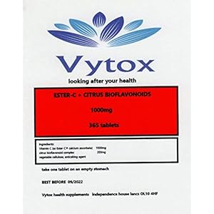Ester-C HIGH Strength 1000mg 365 Tablets HIGH Absorption, ANTIOXIDANT. 1 Year Supply. by Vytox